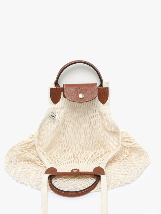 Longchamp Le pliage filet Schoudertas Beige